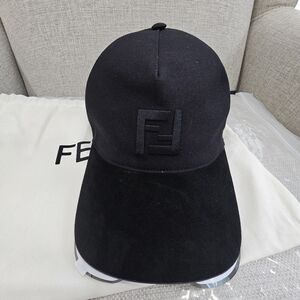 Fendi Baseball Cap with Integrated Sunglasses